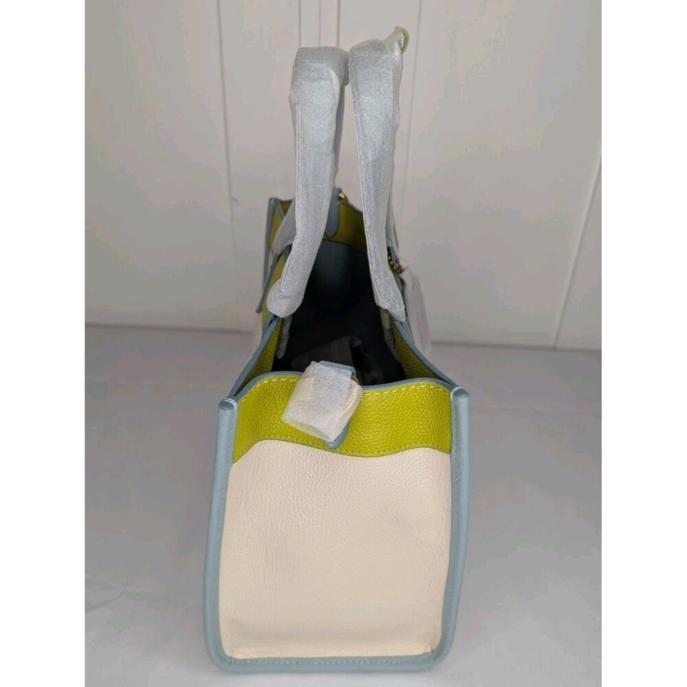 Coach Field tote 30, Colorblock with coach badge, Chalk Multi, NWT - Picture 4 of 10